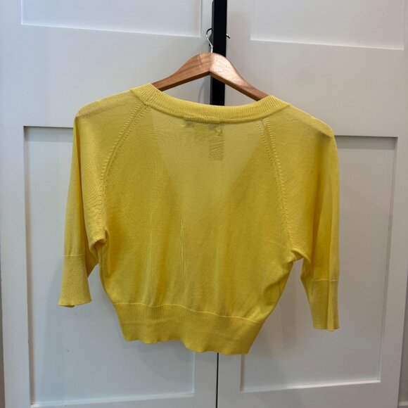 Maggie London Petite Yellow Cardigan – Petite Large - Picture 4 of 11